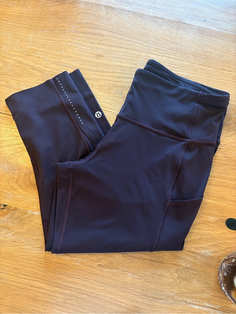 lululemon athletica Deep Plum High-Rise Leggings with Side Pocket
